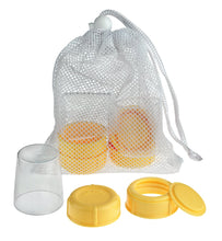 Load image into Gallery viewer, Medela Spare Parts for Breast Milk Bottles, Extra Caps, Lids, Collars, and Discs, Includes Convenient Mesh Bag for Easy Washing, Bottle Spare Parts Made Without BPA