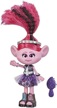 Load image into Gallery viewer, Trolls DreamWorks World Tour Glam Rockin' Poppy Fashion Doll with Dress, Shoes, and More, Fashion Toy for Girls