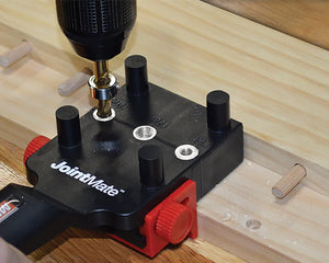 Milescraft - 13190003 1319 JointMate - Handheld Dowel Jig Black/Red