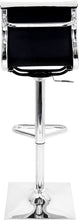 Load image into Gallery viewer, WOYBR Pu Leather, Chrome Master Barstool, 46" x 15.5" x 18", White