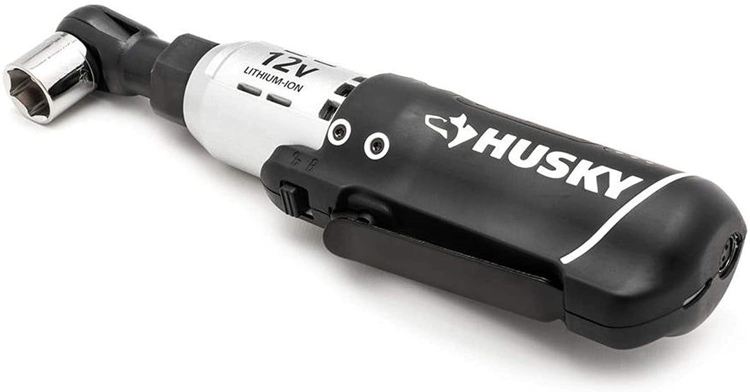 Husky Great Design Powerful 3/8 in. Drive 12-Volt Lithium Ion Cordless Ratchet
