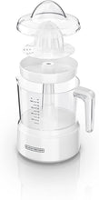 Load image into Gallery viewer, BLACK+DECKER CJ650W Citrus Juicer with 32 oz Plastic Jar, White