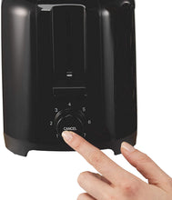 Load image into Gallery viewer, Proctor Silex 2-Slice Extra-Wide Slot Toaster with Cool Wall, Shade Selector, Toast Boost, Auto Shut-off and Cancel Button, Black (22215)