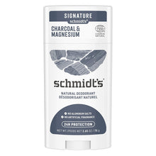 Load image into Gallery viewer, Schmidt's Natural Deodorant - Charcoal + Magnesium 2.65 Oz