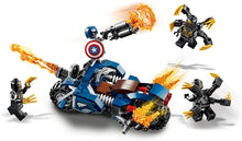 Load image into Gallery viewer, LEGO Marvel Avengers Captain America: Outriders Attack 76123 Building Kit (167 Pieces)