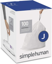 Load image into Gallery viewer, simplehuman Code J Custom Fit Drawstring Trash Bags