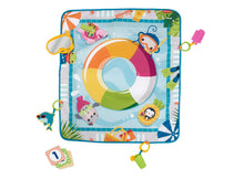 Load image into Gallery viewer, Fisher-Price, FisherPrice Dive Right in Activity Mat PoolThemed playmat with 4 Toys for Newborn Baby, Multicolor