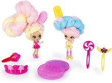 Load image into Gallery viewer, Candylocks, BFF 2-Pack, 3&quot; Kerry Berry and Beau Nana, Scented Collectible Dolls with Accessories