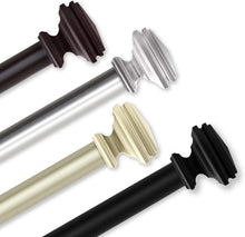 Load image into Gallery viewer, Rod Desyne Bedpost Curtain Rod 1" OD inch Single Set
