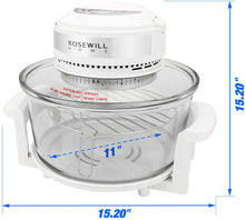 Load image into Gallery viewer, Rosewill Infrared Halogen Convection Oven with Stainless Steel Extender Ring