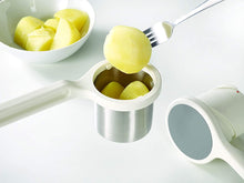 Load image into Gallery viewer, Joseph Joseph Ergonomic Twist-Action Hand Press Stainless Steel