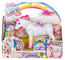 Load image into Gallery viewer, Little Live Pets Shimmer My Dancing Unicorn Rainbow Colors