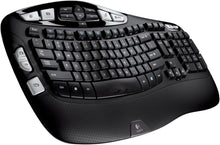 Load image into Gallery viewer, Logitech MK550 Wireless Wave Keyboard and Mouse Combo - Includes Keyboard and Mouse, Long Battery Life, Ergonomic Wave Design - Black