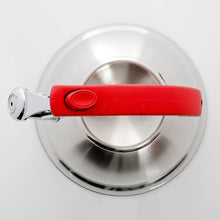 Load image into Gallery viewer, Mr. Coffee 107309.12 Collinsbrook 2.4 Quart Stainless Steel Whistling Tea Kettle