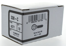 Load image into Gallery viewer, Hillman 4277 Stainless Steel Screw Eyes (#8 x 1-5/8&quot;) - 10 Pieces