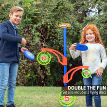 Load image into Gallery viewer, Sport Squad Precision Bullseye Magnetic Target Challenge Game - Ideal Accessory for Nerf Target Practice - Includes Bow and Arrow for Kids and Flying Discs - Archery Toy Set for Boys and Girls, Multi-colored, Model:SSD1003