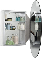 Load image into Gallery viewer, Jacuzzi PD43000 31&quot; H x 21&quot; W x 4-1/2&quot; D Single Door Medicine Cabinet, Silver Aluminum