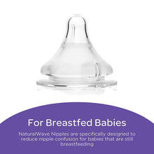 Load image into Gallery viewer, Lansinoh mOmma Breastmilk Feeding Bottle with NaturalWave Nipple, 1 Count, 8 Ounce, Medium Flow Nipple, Soft Silicone Nipple, Collapse Resistant, Anti-Colic, BPS and BPA Free