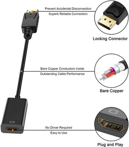 Insignia - DisplayPort-to-HDMI Adapter