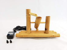 Load image into Gallery viewer, Lifegard Aquatics R440861 Bamboo Rocking Complete with Pump and Tubing Fountain, 12" Brown