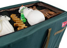 Load image into Gallery viewer, [Giant Rolling Tree Storage] - 15 Foot Christmas Tree Storage Bag | Heavy Duty Frame with Wheels to Fit Artificial Trees up to 15 Feet Tall | Separated Net Storage Area | Greenskeeper by Tree Keeper