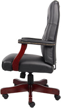 Load image into Gallery viewer, Boss Office ProductsClassic Executive Caressoft Chair with Mahogany Finish
