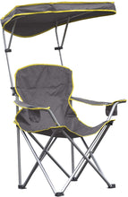 Load image into Gallery viewer, Quik Shade Heavy Duty Max Shade Extra Wide Folding Camp Chair with Tilt UV Sun Protection Canopy