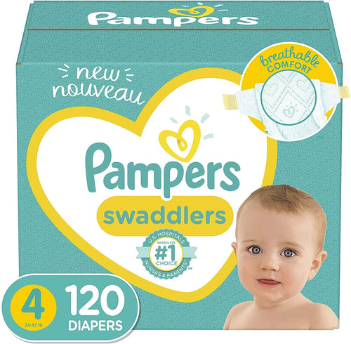Diapers Newborn - Pampers Swaddlers Disposable Baby Diapers, Enormous Pack (Packaging May Vary)