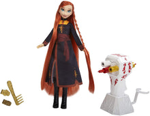 Load image into Gallery viewer, Disney Frozen Sister Styles Anna Fashion Doll with Extra-Long Red Hair, Braiding Tool &amp; Hair Clips - Toy for Kids Ages 5 &amp; Up