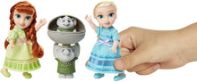 Load image into Gallery viewer, Disney Frozen Petite Anna &amp; Elsa Dolls with Surprise Trolls Gift Set, Each doll is approximately 6 inches tall - Includes 2 Troll Friends! Perfect for any Frozen fan!