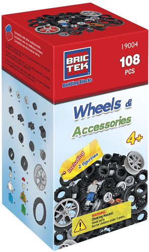 BRICTEK Wheels Kit - 108 Pcs 19004