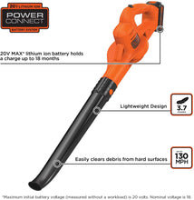 Load image into Gallery viewer, BLACK+DECKER 20V Max Lithium Sweeper (LSW221)
