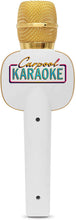 Load image into Gallery viewer, Singing Machine Official Carpool Karaoke, The Mic, Bluetooth Microphone for Cars, White (CPK545)