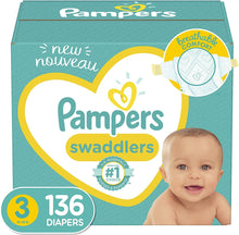 Load image into Gallery viewer, Diapers Newborn - Pampers Swaddlers Disposable Baby Diapers, Enormous Pack (Packaging May Vary)