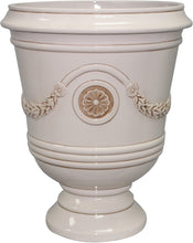 Load image into Gallery viewer, Southern Patio 15" Diameter Porter Urn Planter, Ivory White
