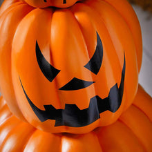 Load image into Gallery viewer, Home Accents Holiday Halloween Decor Jack-O-Lanterns 26.5 in. Stackable 3-Piece