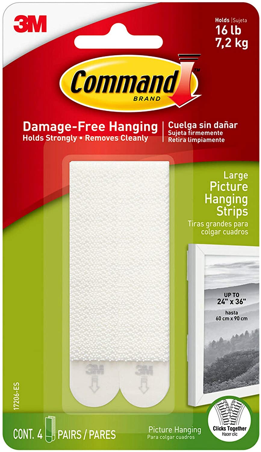Command Picture and Frame Hanging Strips Heavy Duty
