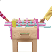 Load image into Gallery viewer, Barbie Mini Playset with Pet, Accessories and Working Foosball Table, Game Night Theme, Gift for 3 to 7 Year Olds
