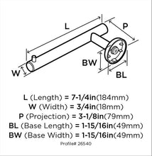 Load image into Gallery viewer, Amerock Arrondi Toilet Paper Holder