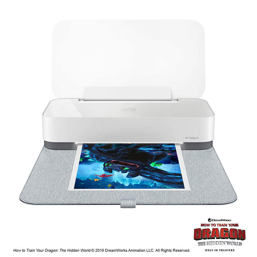 HP Tango X Smart Home Printer with Indigo Linen cover – Designed for your Smartphone with Remote Wireless Printing