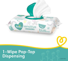 Load image into Gallery viewer, Pampers Sensitive, Water Based Baby Wipes, 168 Count