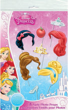 Load image into Gallery viewer, Unique Disney Princess Photo Booth Props (8 Piece)