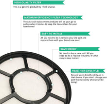Load image into Gallery viewer, Think Crucial Replacement Pre Filter &amp; Carbon Filter Kit - Compatible with Black &amp; Decker BDASV102 Airswivel Vacuum Cleaner Filter – Fits Most Black &amp; Decker Models – (2 Filters)