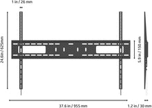 Load image into Gallery viewer, APEX by Promounts UF-PRO400 UF-PRO400 60-inch to 100-Inch Extra-Large Flat TV Wall Mount Black, Silver