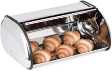 Load image into Gallery viewer, Jiallo Stainless Steel Bread Box, Large, Silver