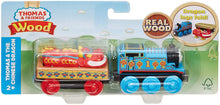 Load image into Gallery viewer, Thomas &amp; Friends Wood Thomas &amp; The Chinese Dragon Wooden Train Engine, Cargo Car, and Dragon Figure