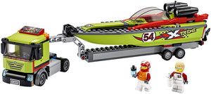 LEGO City Race Boat Transporter 60254 Race Boat Toy, Fun Building Set for Kids, New 2020 (238 Pieces)