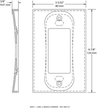 Load image into Gallery viewer, Franklin Brass Concave 1-Gang Single Decorator / Rocker / GFCI Device Wall Switch Plate Cover, Satin Nickel