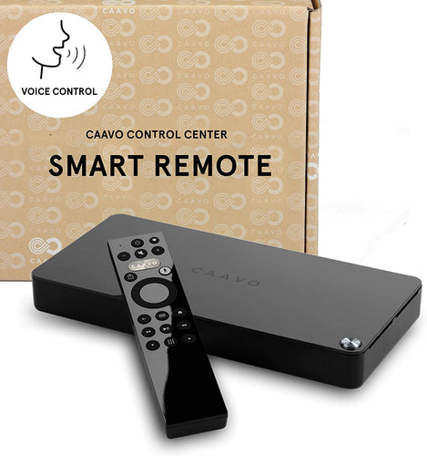 Caavo Control Center Universal TV Remote & Home Theater Hub 4K HDR HDMI Switch Voice Control Compatible w/Apple TV Fire TV Roku Nvidia Shield Sonos Sound Bars AVR Google Voice Alexa
