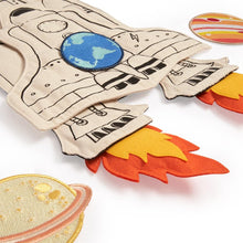 Load image into Gallery viewer, Seedling Littles Galaxy Rocket Adventure Cape Costume Kit for Toddlers Ages 2-4